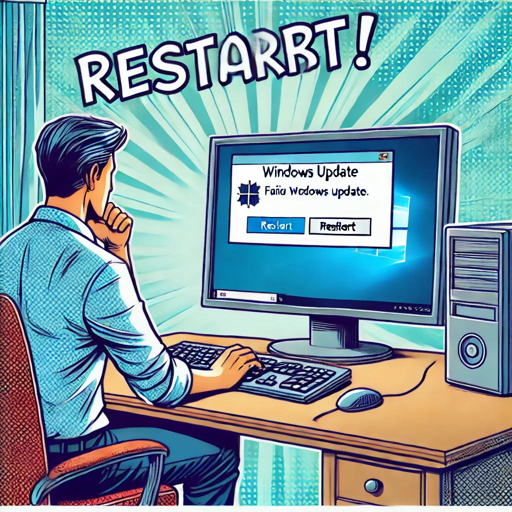Redémarrer après un échec de mise à jour Windows