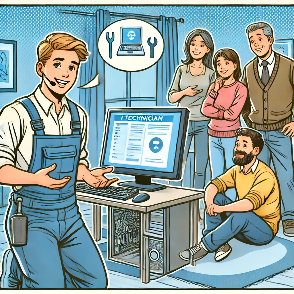Service à la personne : L’assistance informatique à domicile Technicien informatique prêt à intervenir à domicile