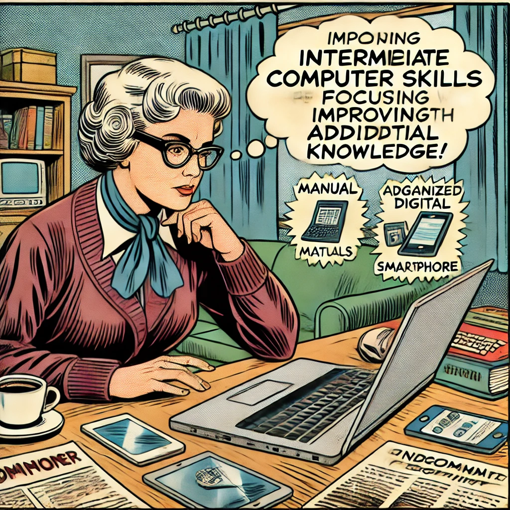 Cours d'informatique à domicile pour les séniors , utilisateurs intermédiaires en quête de perfectionnement<br />
