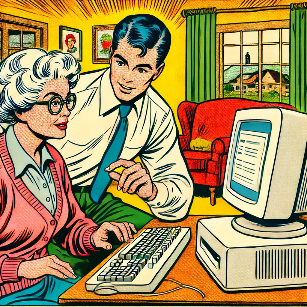 Les cours d'informatique avec un professeur particuliers à domicile est idéal pour les séniors.