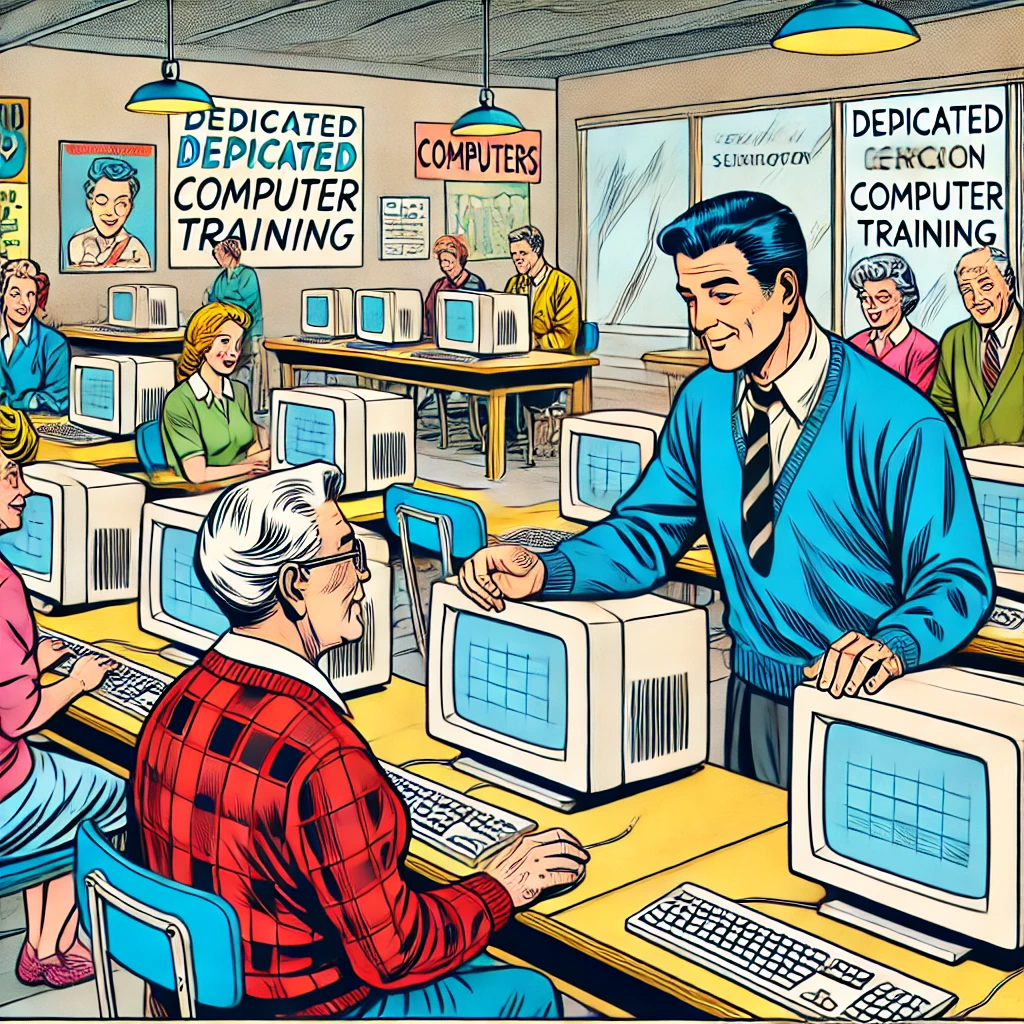 Suivre des cours d'informatique dans des Centres spécialisés pour seniors