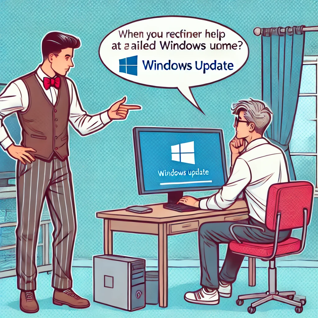 Technicien informatique à domicile pour mise à jour Windows