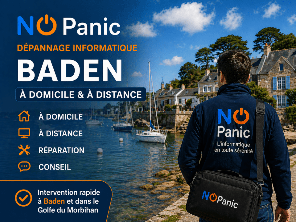 Dépannage informatique à Baden : on règle le problème, et on évite qu’il revienne