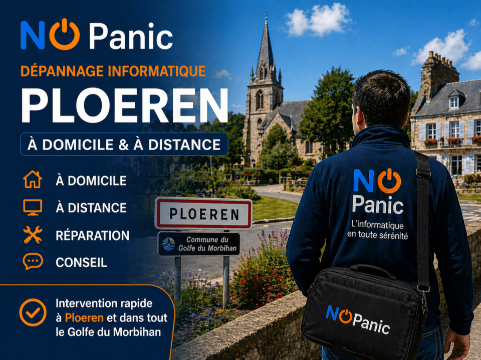 No Panic : votre dépannage informatique à domicile à Ploeren