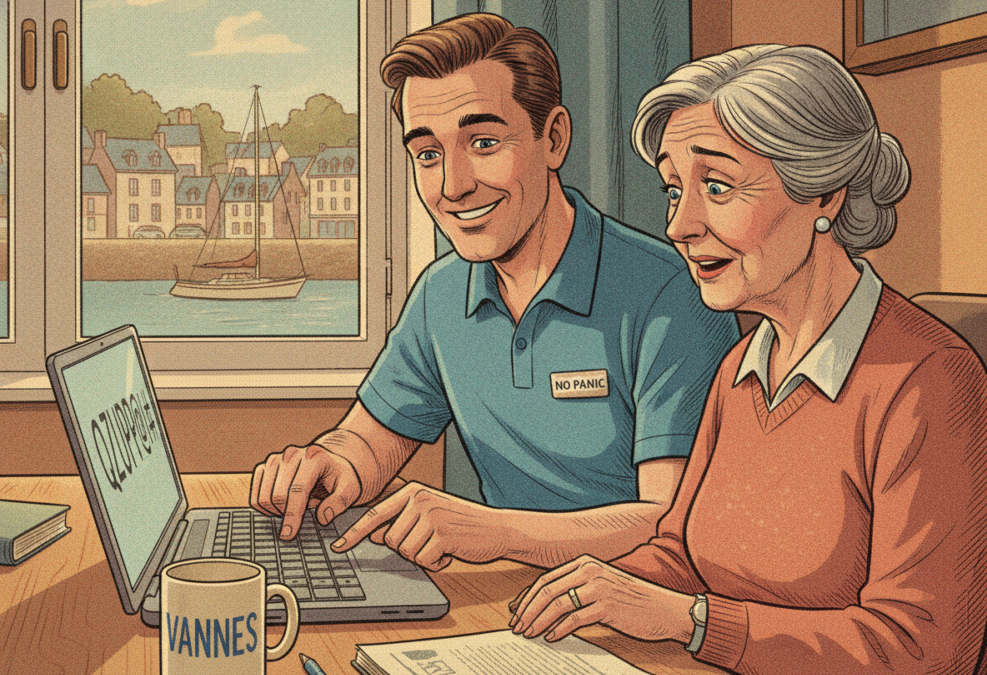 Clavier écrit mauvaises lettres à Vannes : que faire ?