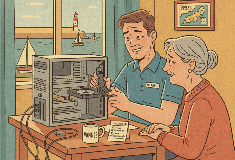Récupération données disque dur à Auray : ce qu&rsquo;il faut savoir avant d&rsquo;appeler un pro