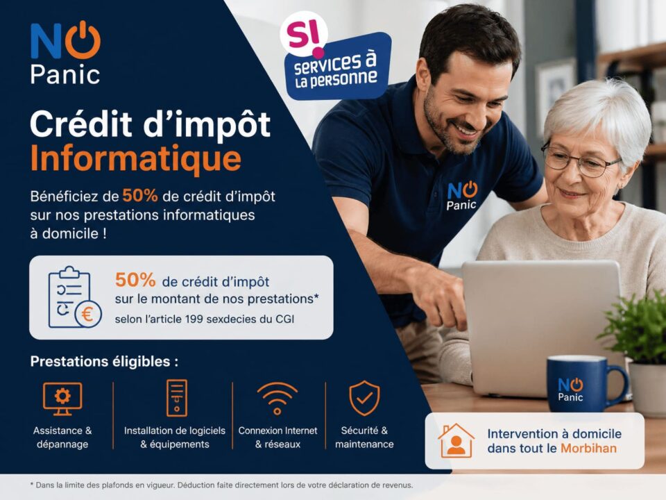 service-a-la-personne-credit-d'impot-informatique Assemblage PC fixe sur mesure - No Panic Informatique Morbihan